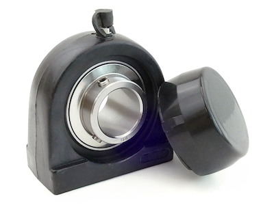 Pillow Block Housing Unit, plastic, SS bearing