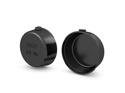 Lukket plastikdæksel, Ø55