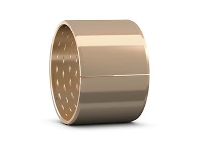Wrapped oil bronze bushing