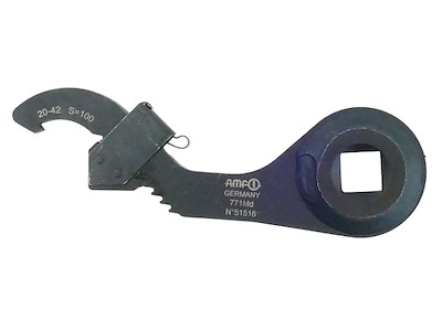 Adjustable hook spanner 20-42 mm