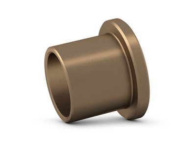 Oil bronze bushing w. Flange