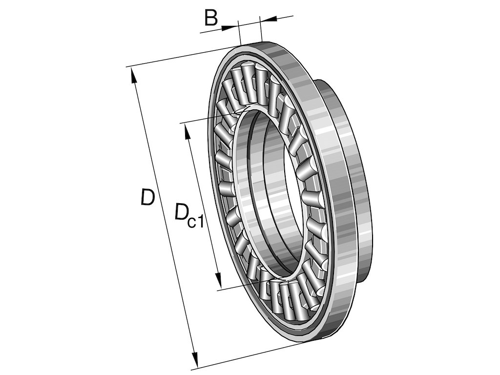 Axial needle roller bearing