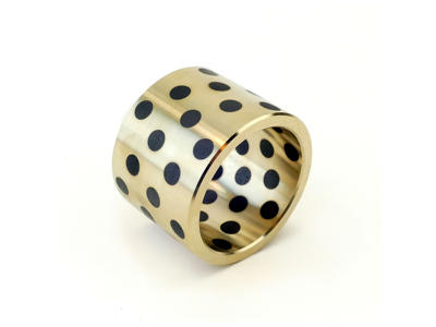 Bronze bushing w. graphite lubrication