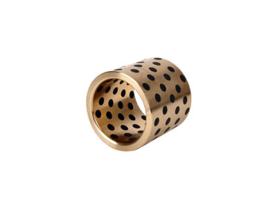 Sintered bronze w. grafite pockets