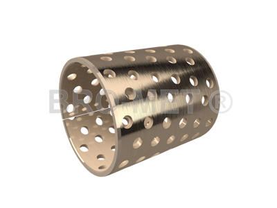 Bronze bushing w. lubrication holes